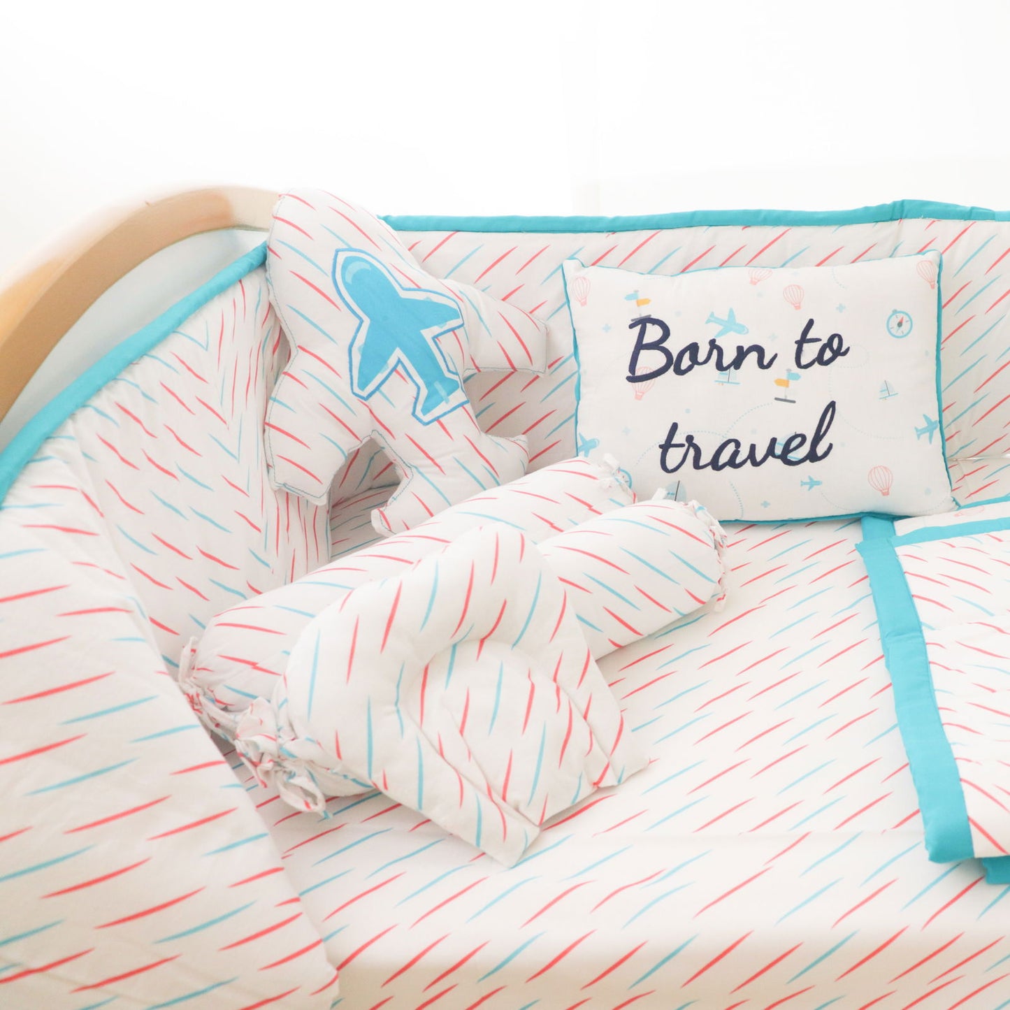 Born to travel - Throw Cushion - Tinycubs - 