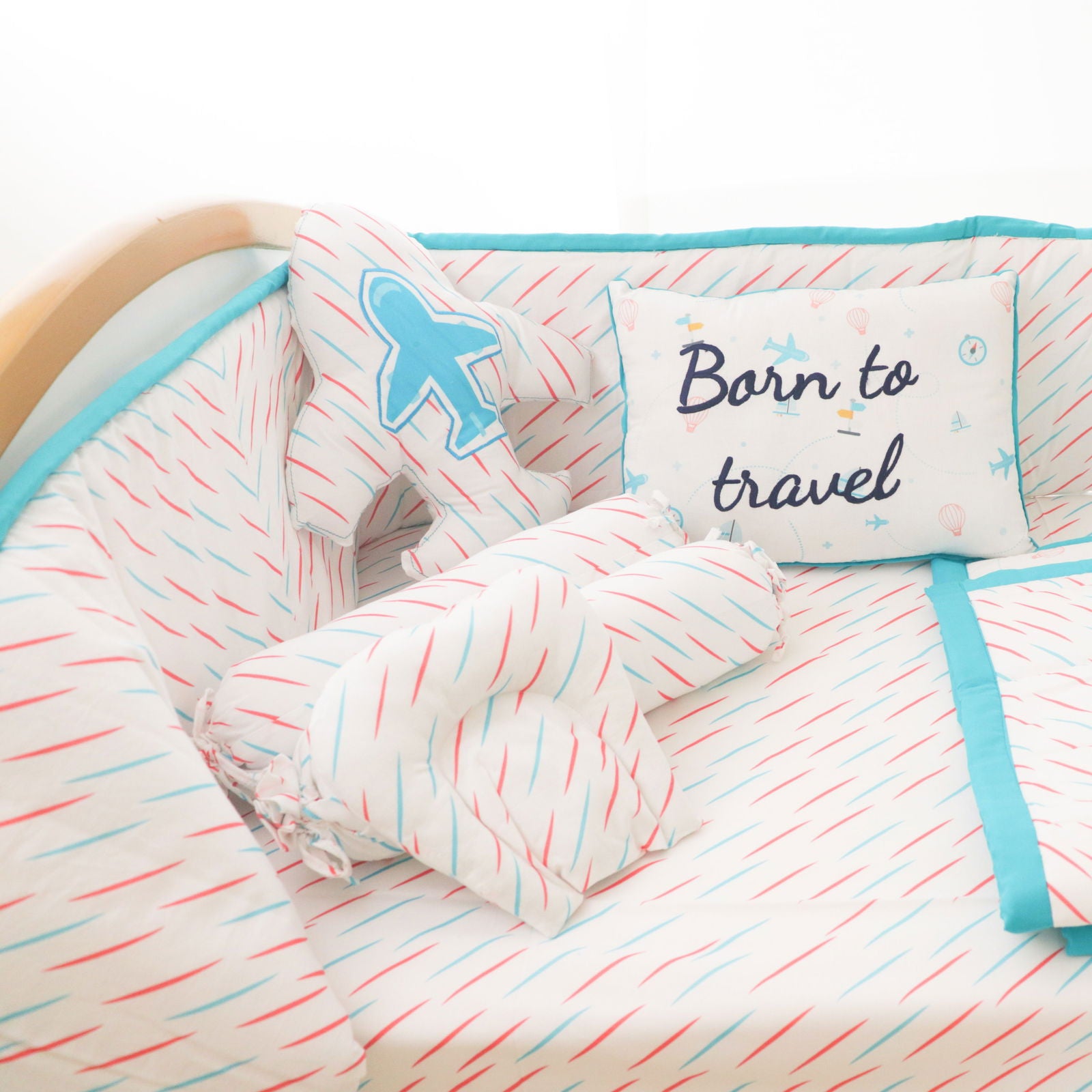 Born to travel - Throw Cushion - Tinycubs - 