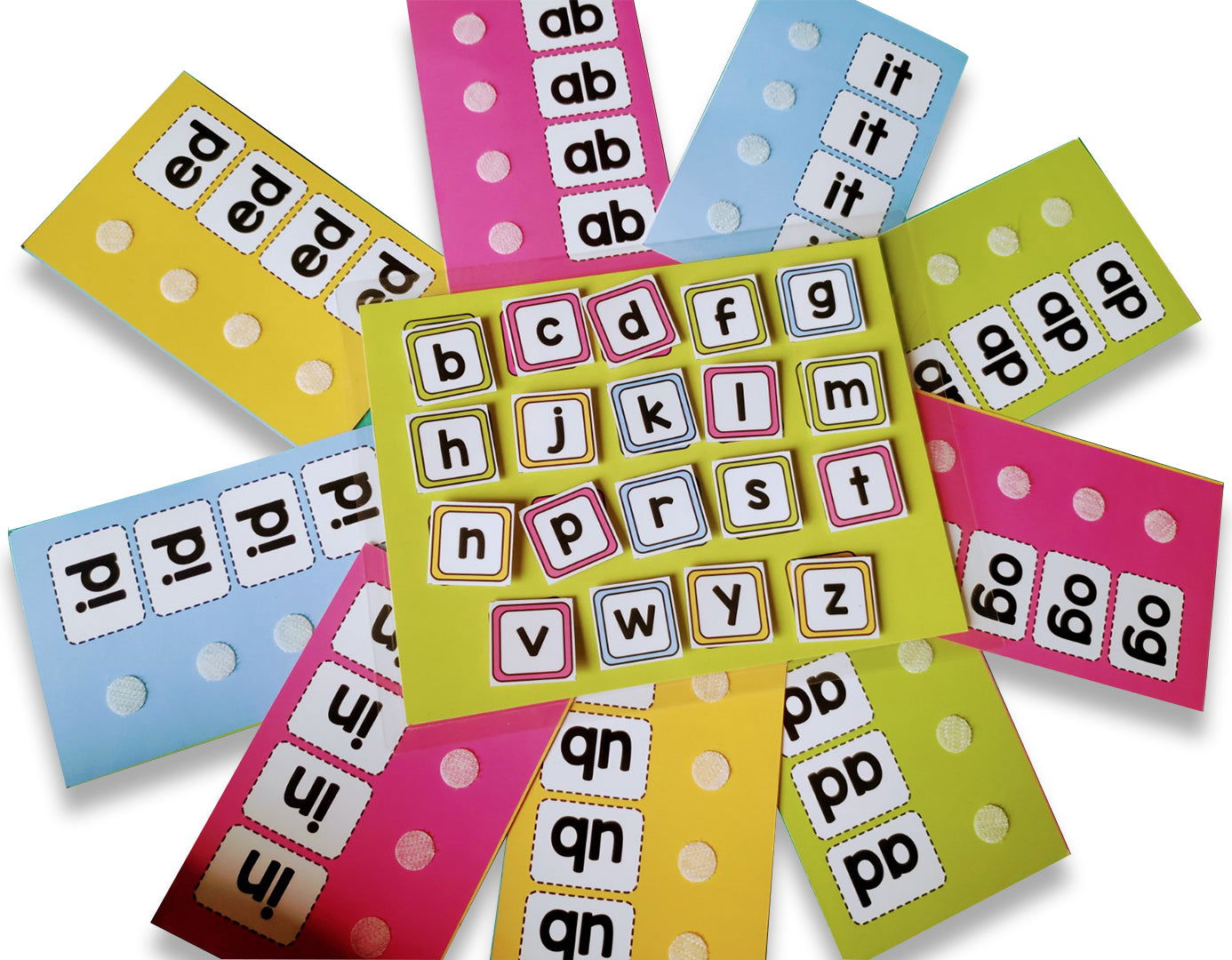 CVC Word building activity - Tinycubs - 