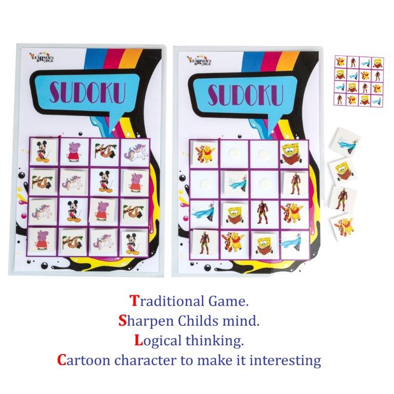 Cartoon Based Sudoku Cards - Tinycubs - 