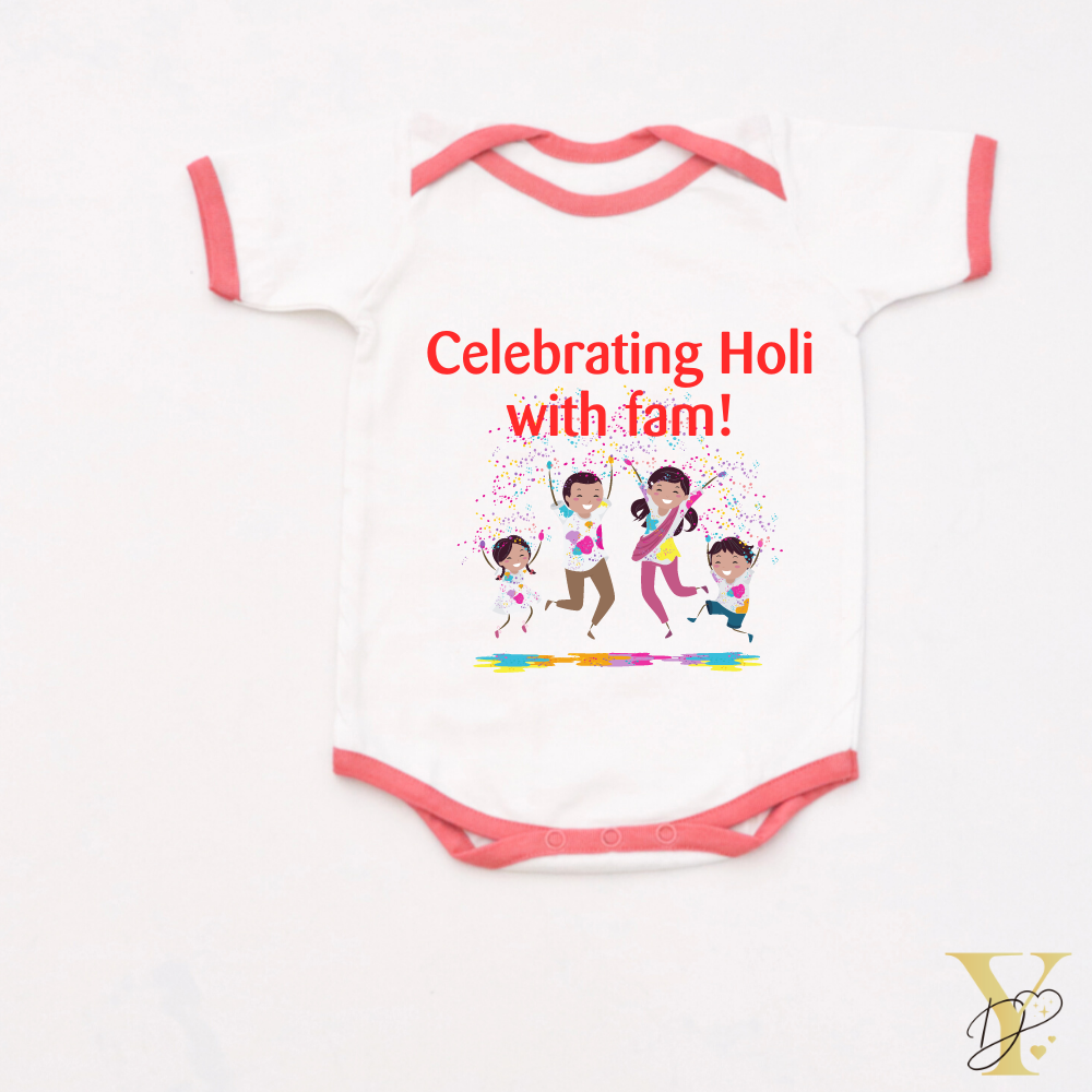 Celebrating Holi Bodysuit - Tinycubs - 