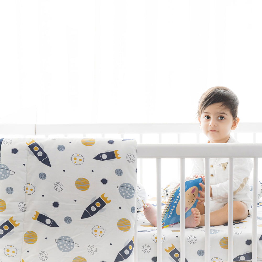 Child Of The Universe - Reversible Comfort Quilt - Tinycubs - 