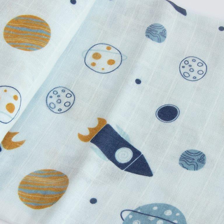 Child Of The Universe - Reversible Muslin Blanket - Tinycubs - 