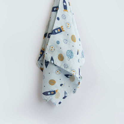 Child Of The Universe & Doodle Circles - Organic Luxury Swaddles Set - Tinycubs - 