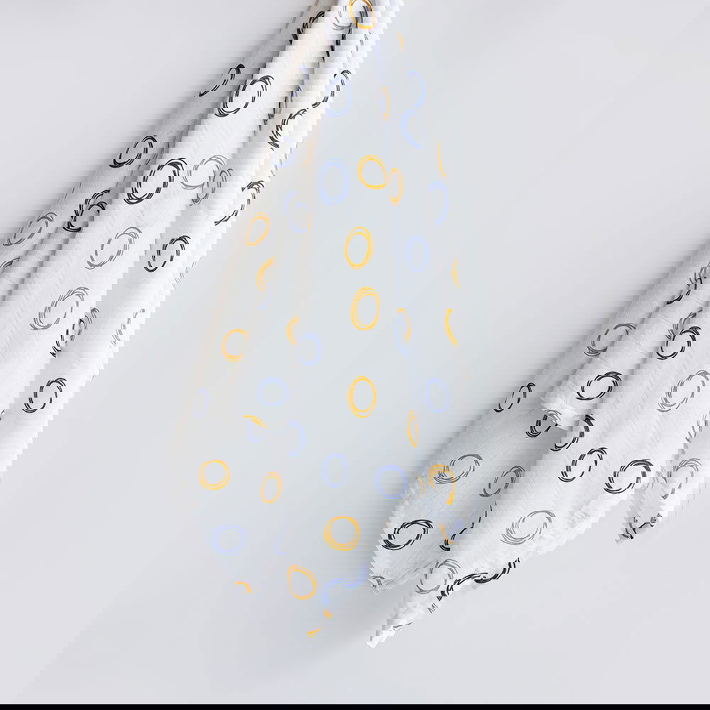 Child Of The Universe & Doodle Circles - Organic Luxury Swaddles Set - Tinycubs - 