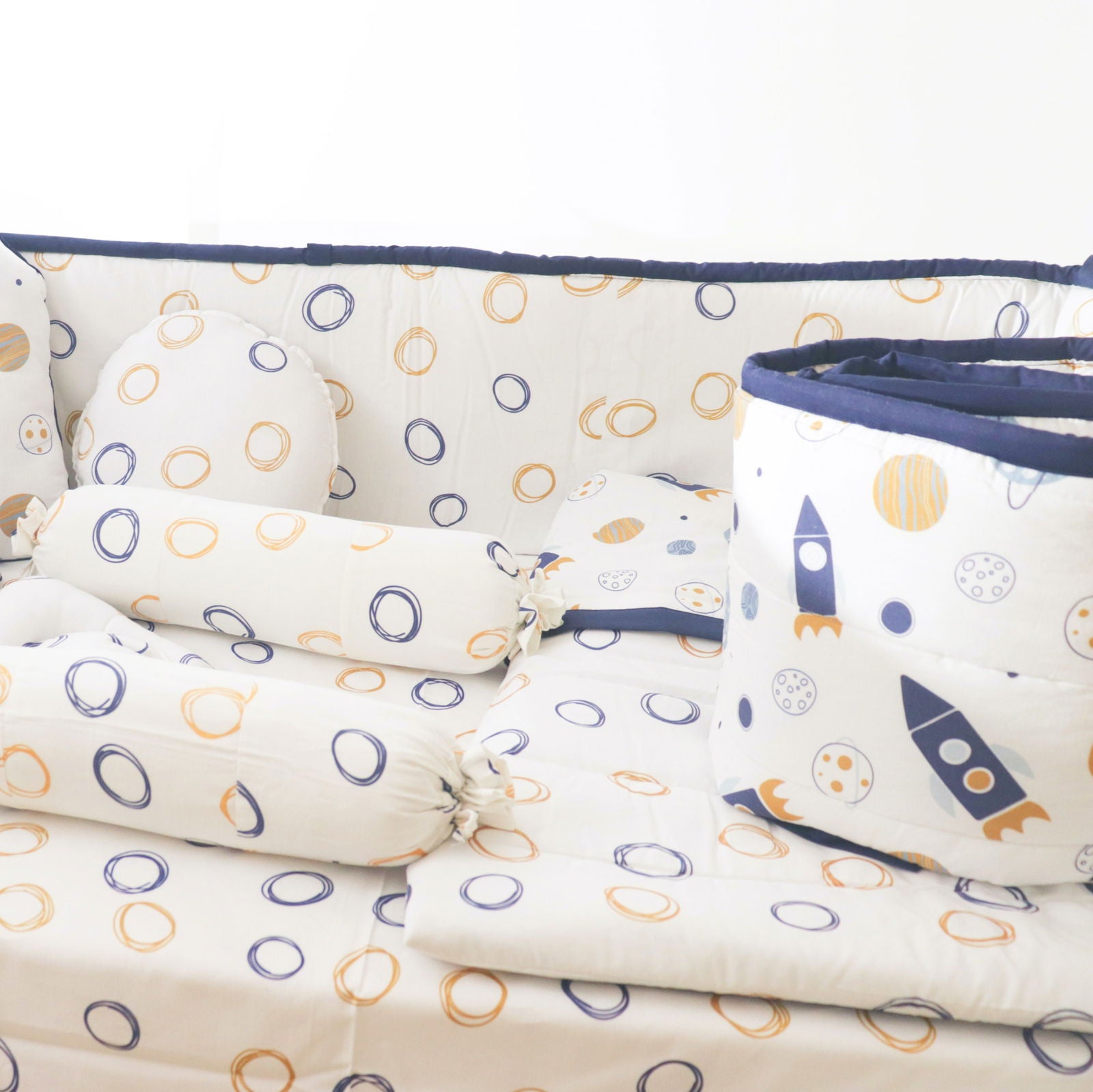 Child of the Universe - Quilted Cot Bumper - Tinycubs - 