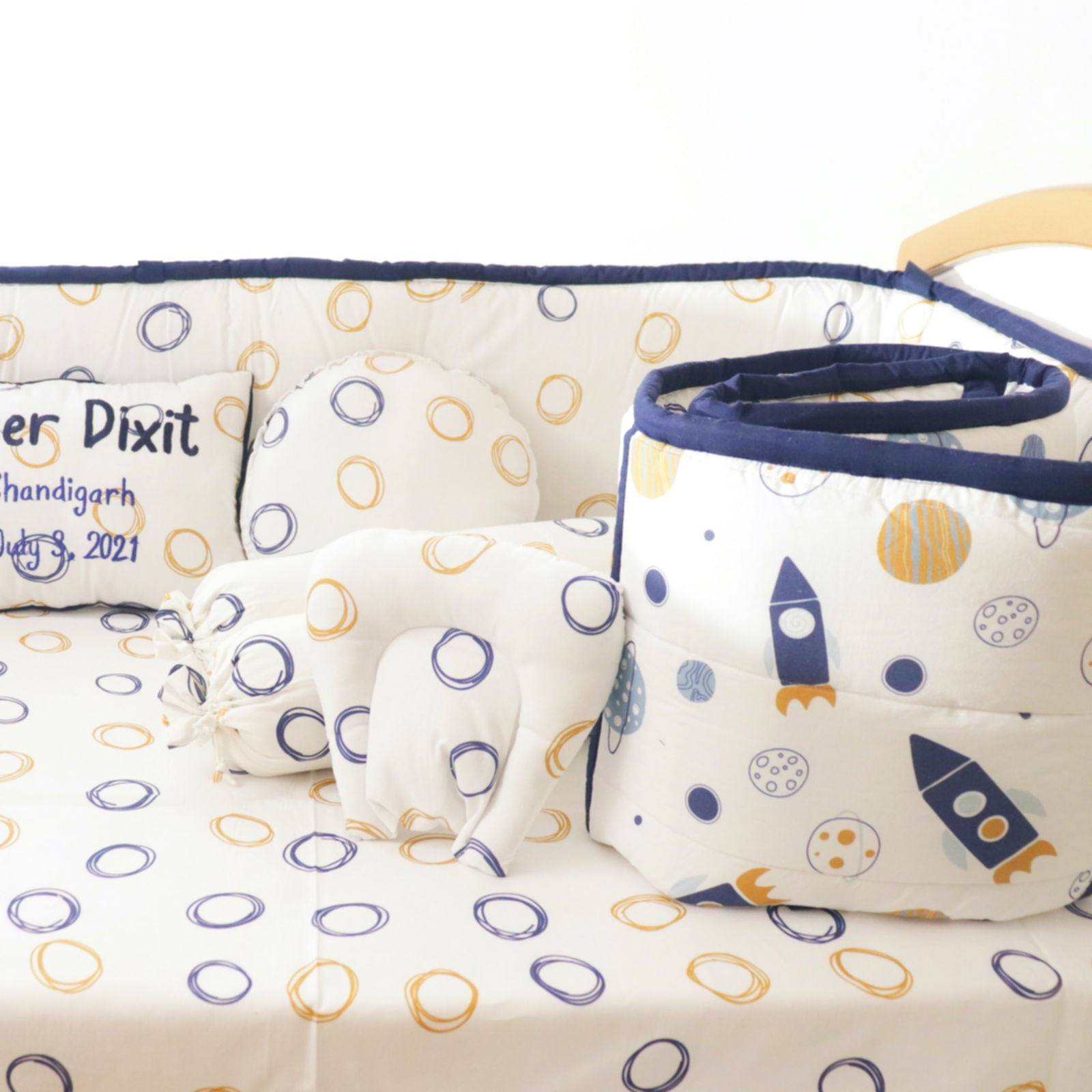 Child of the Universe - Quilted Cot Bumper - Tinycubs - 