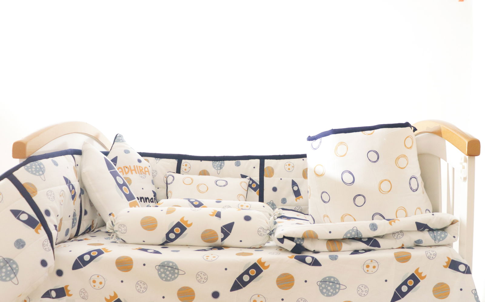 Child of the Universe - Quilted Cot Bumper - Tinycubs - 