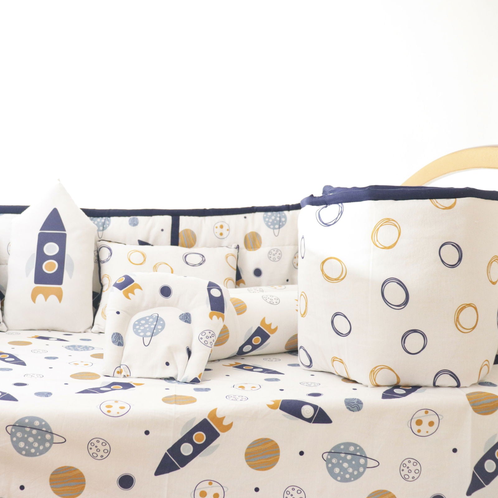 Child of the Universe - Quilted Cot Bumper - Tinycubs - 