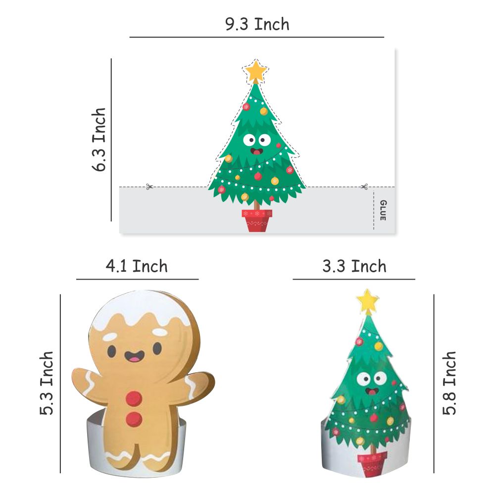 Christmas Characters Puppet Making Activity - Tinycubs - 
