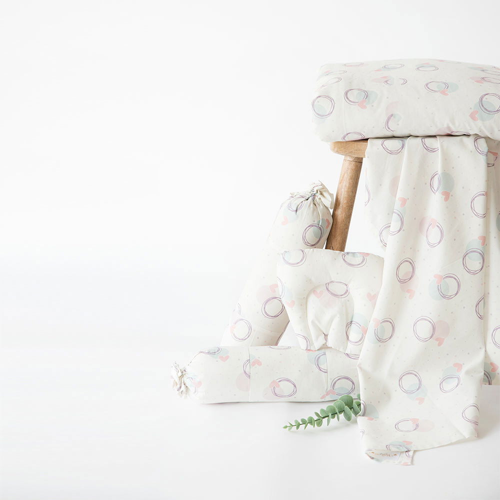 Circle of Love - Organic Cot Bedding Gift Set - Tinycubs - 