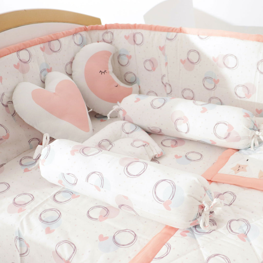 Circle of Love - Organic Cot Bedding Gift Set - Tinycubs - 