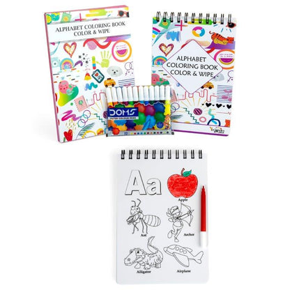 Colour and Wipe - Resusable Alphabet Book - Tinycubs - 