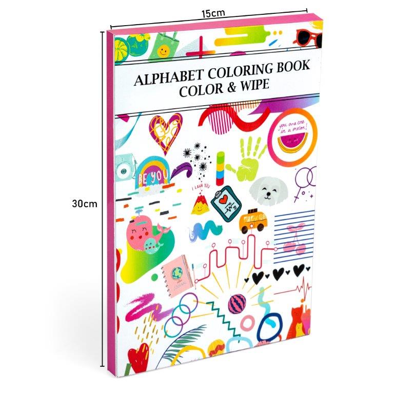 Colour and Wipe - Resusable Alphabet Book - Tinycubs - 