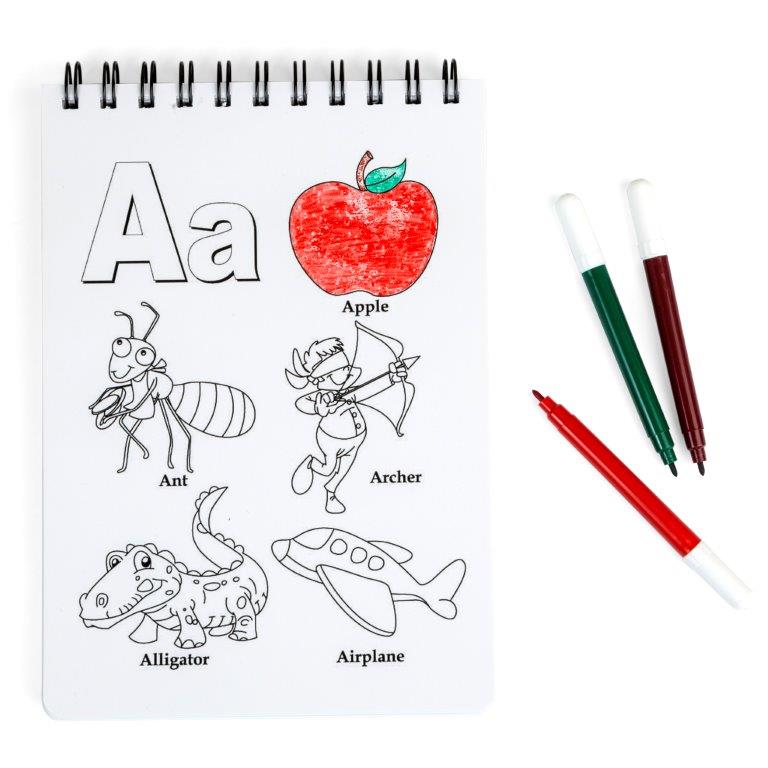 Colour and Wipe - Resusable Alphabet Book - Tinycubs - 