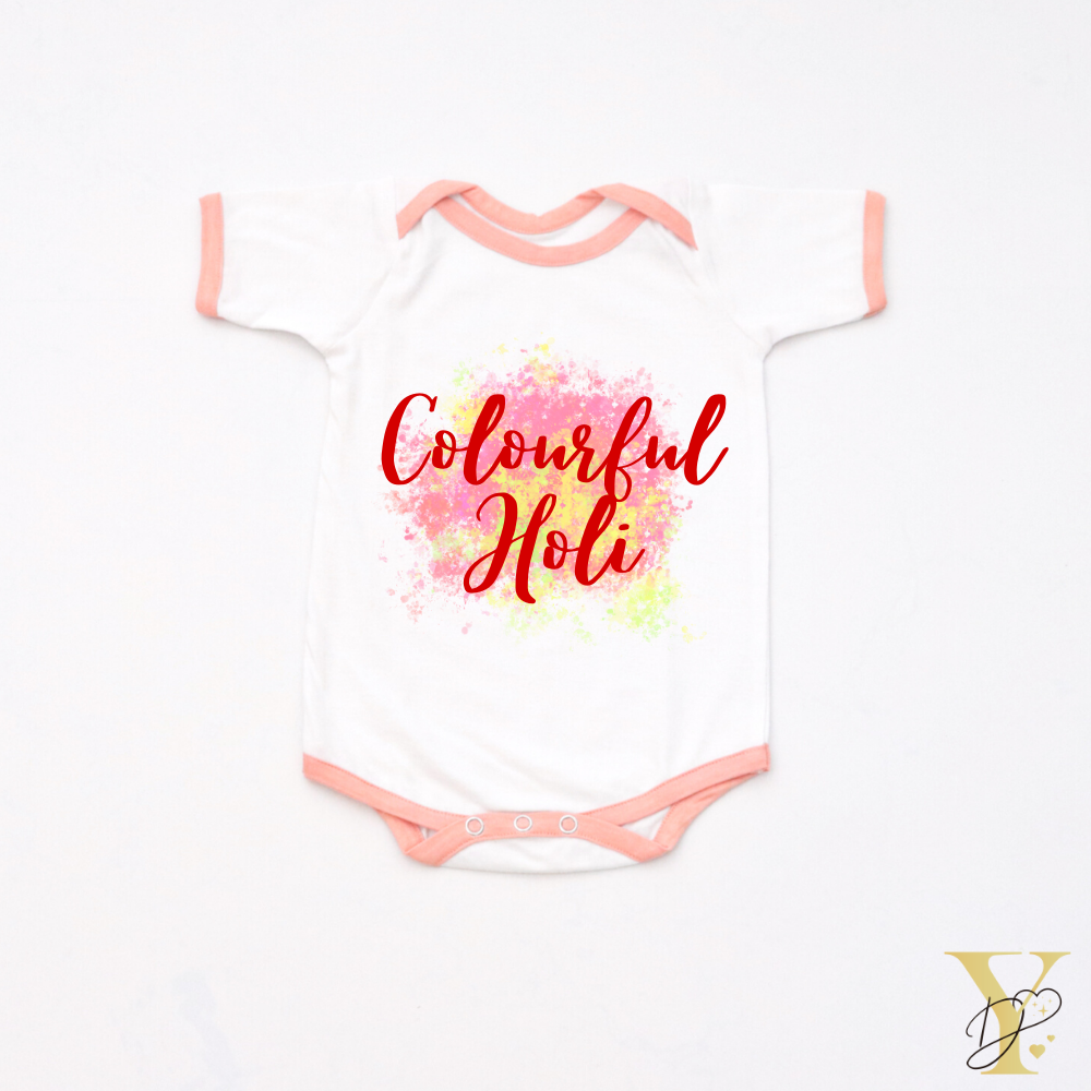 Colourful Holi Bodysuit - Tinycubs - 