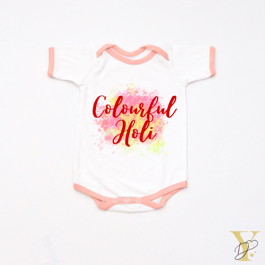 Colourful Holi Bodysuit - Tinycubs - 