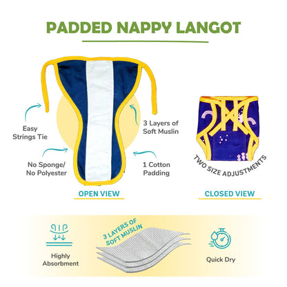 Combo of 2 nappies - Tinycubs - 