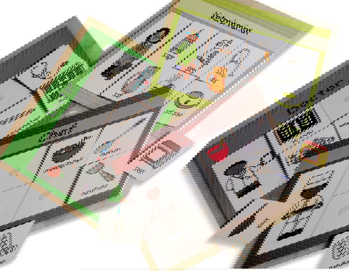 Community helper and their tools sorting activity - Tinycubs - 