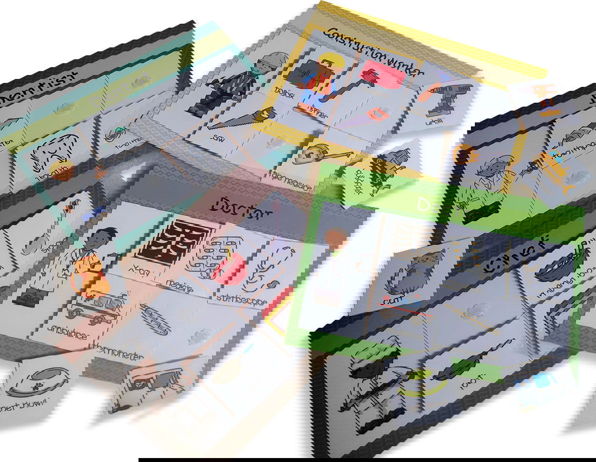 Community helper and their tools sorting activity - Tinycubs - 