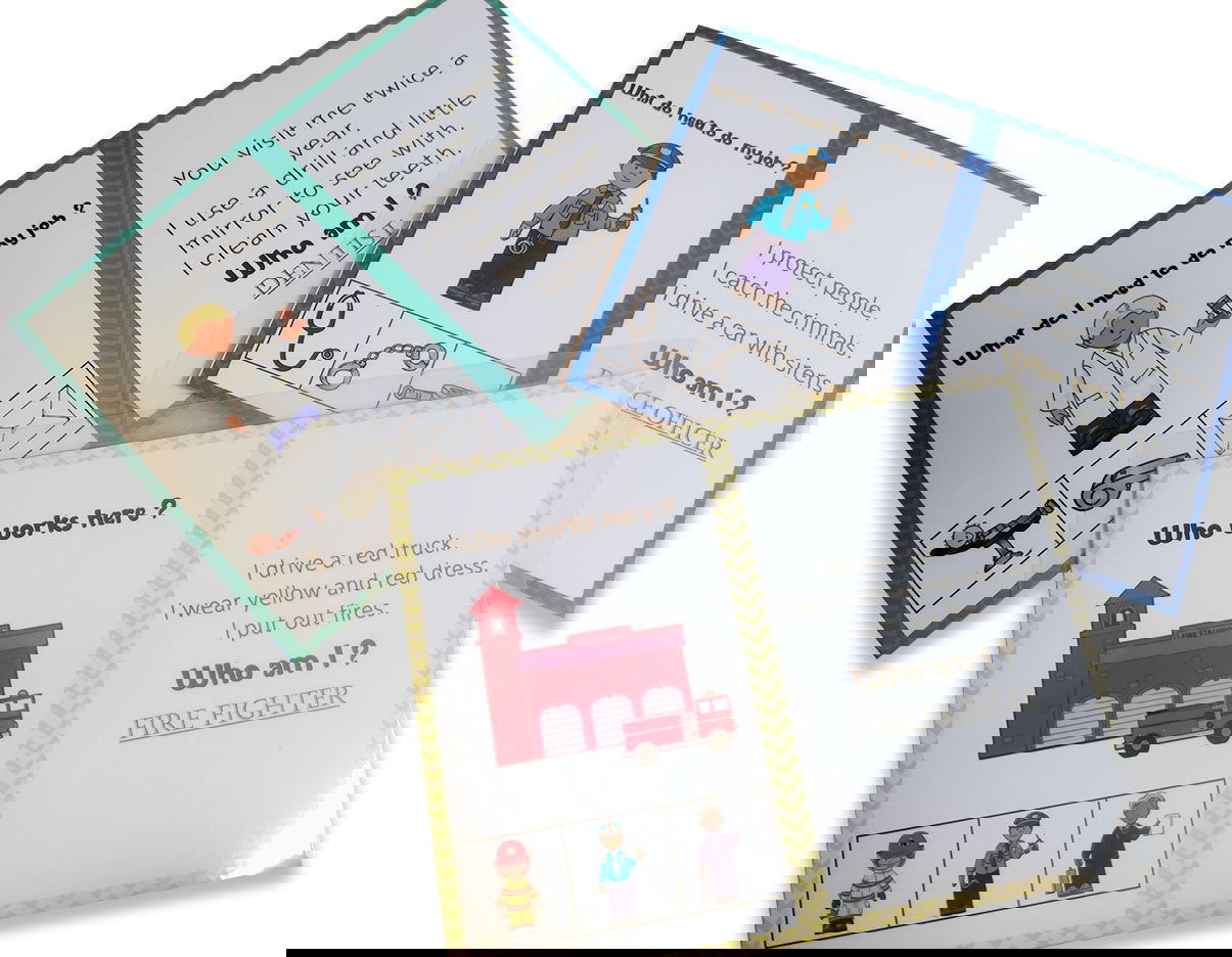 Community helper and their tools sorting activity - Tinycubs - 