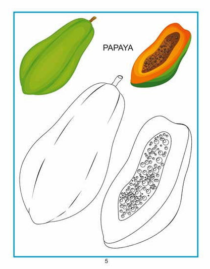 Creative Colouring Book - Fruits - Tinycubs - 
