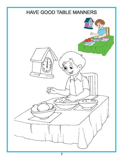 Creative Colouring Book - Good Manners - Tinycubs - 
