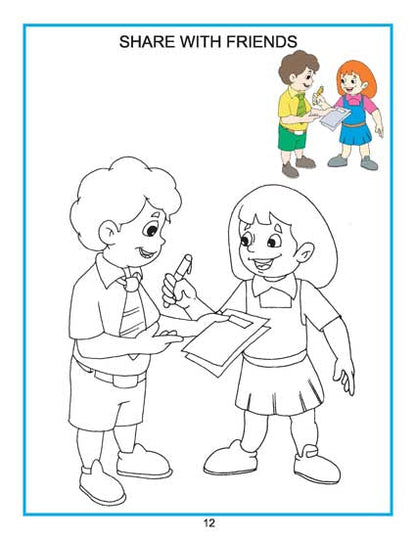 Creative Colouring Book - Good Manners - Tinycubs - 