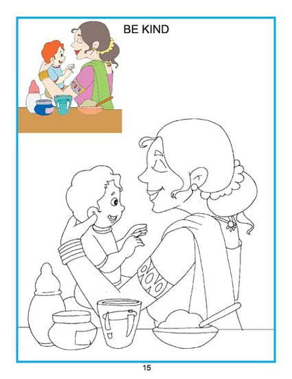Creative Colouring Book - Good Manners - Tinycubs - 