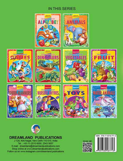 Creative Colouring Book - Nursery Rhymes - Tinycubs - 