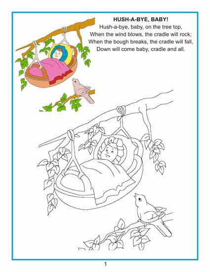 Creative Colouring Book - Nursery Rhymes - Tinycubs - 