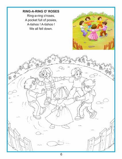 Creative Colouring Book - Nursery Rhymes - Tinycubs - 