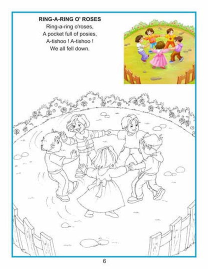 Creative Colouring Book - Nursery Rhymes - Tinycubs - 
