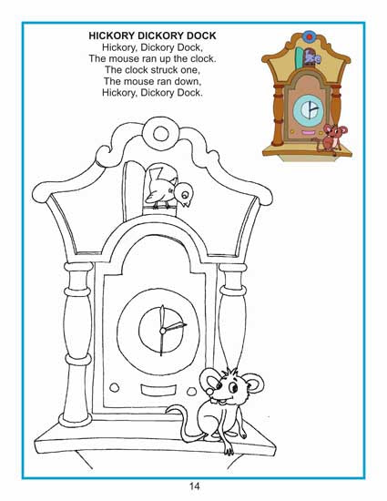 Creative Colouring Book - Nursery Rhymes - Tinycubs - 