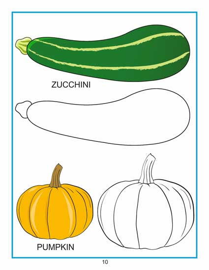 Creative Colouring Book - Vegetables - Tinycubs - 
