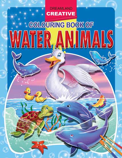 Creative Colouring Book - Water Animals - Tinycubs - 