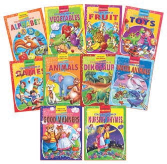Creative Colouring book - 10 titles (Pack) - Tinycubs - 
