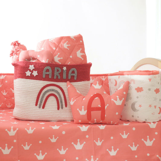 Crowns- Organic Cot Bedding Gift Set - Tinycubs - 