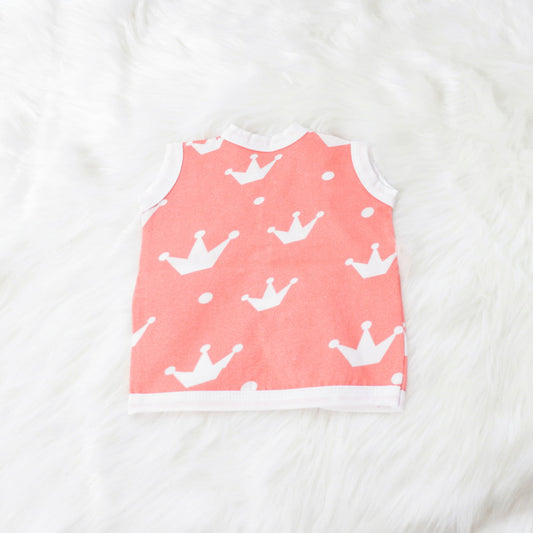 Crowns - Doodle Baby Vests (Set of 2) - Tinycubs - 