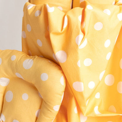 Cute Polka - Cot Bedsheet Set (Fitted) - Tinycubs - 