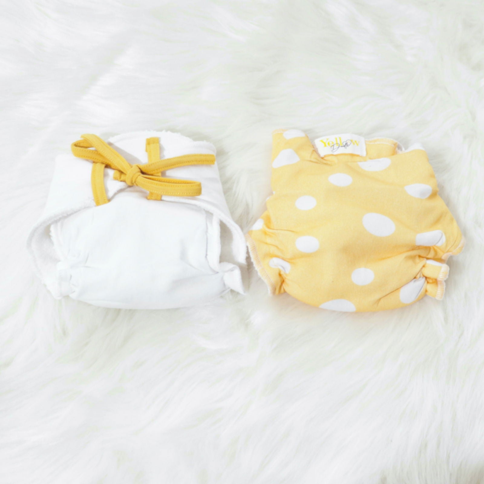 Cute Polka - Everyday Essentials Nappy & Vest (Set of 4) - Tinycubs - 