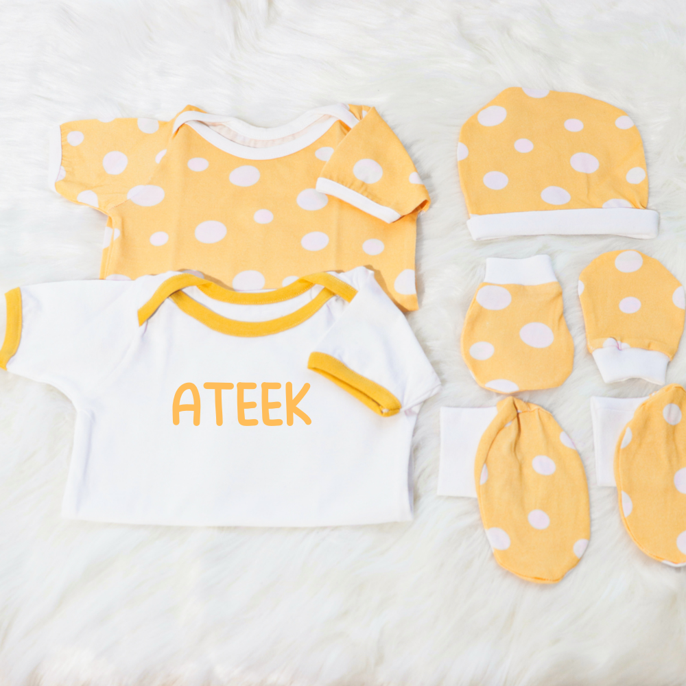 Cute Polka - Newborn Bodysuits Bundle - Tinycubs - 