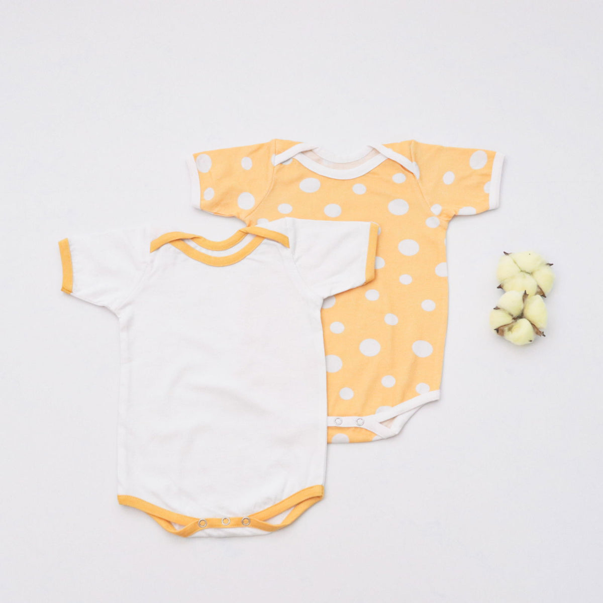 Cute Polka Bodysuits - Set of 2 - Tinycubs - 