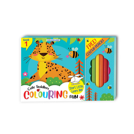 Cute Toddlers Colouring Fun Book - 1 - Tinycubs - 