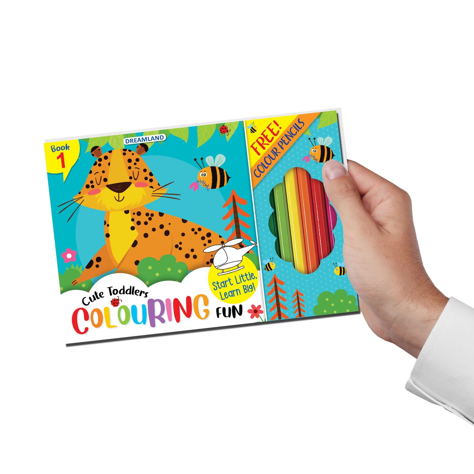 Cute Toddlers Colouring Fun Book - 1 - Tinycubs - 