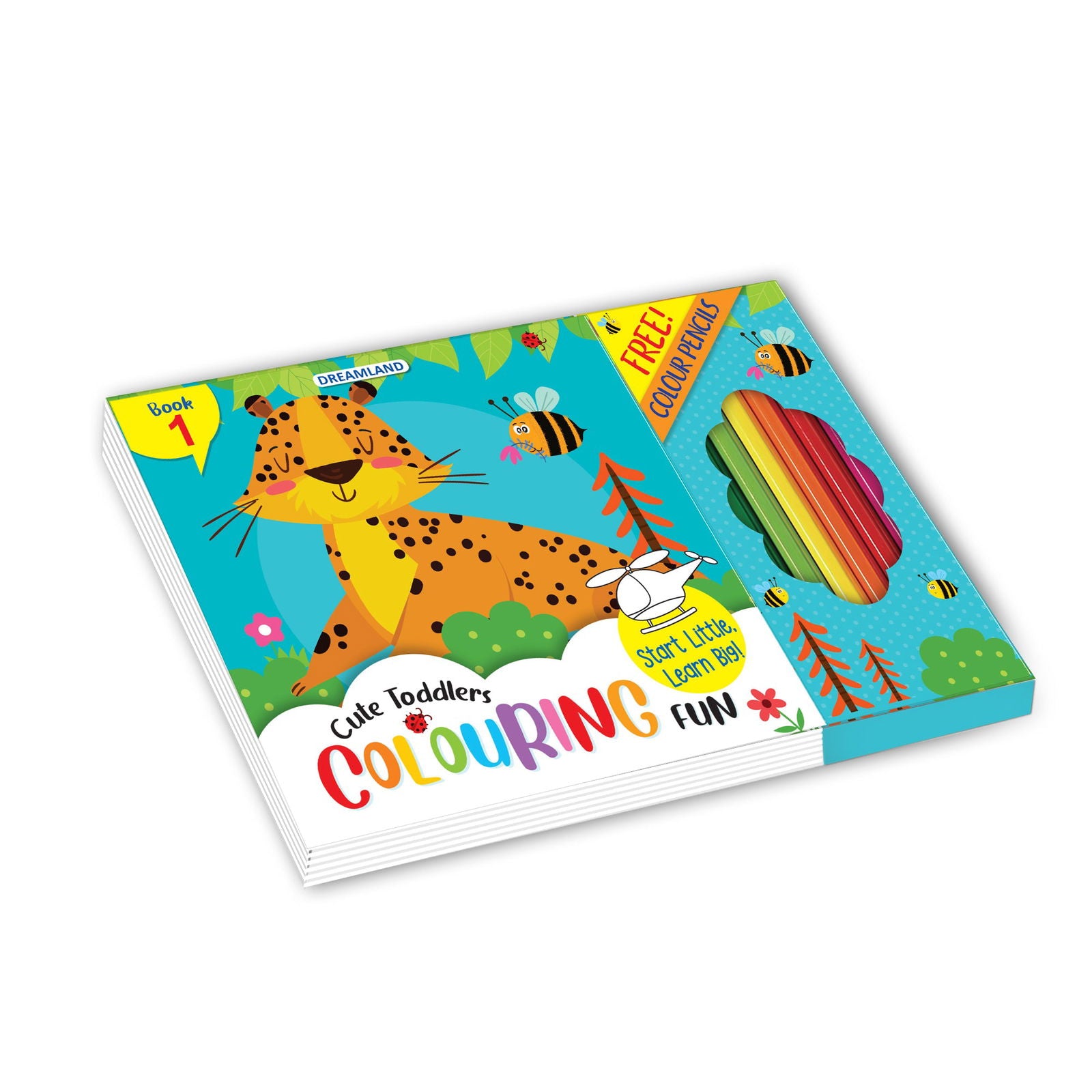 Cute Toddlers Colouring Fun Book - 1 - Tinycubs - 