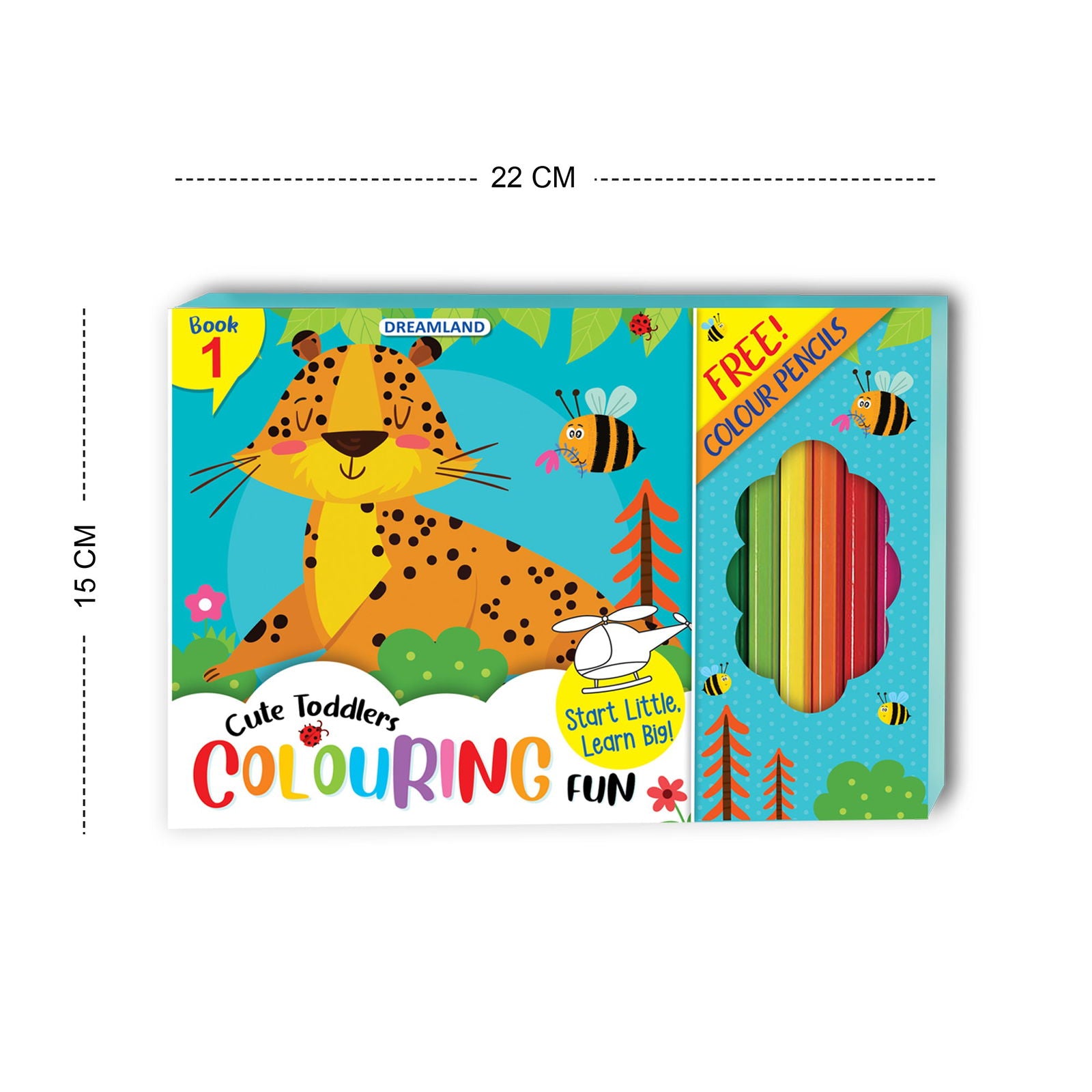 Cute Toddlers Colouring Fun Book - 1 - Tinycubs - 