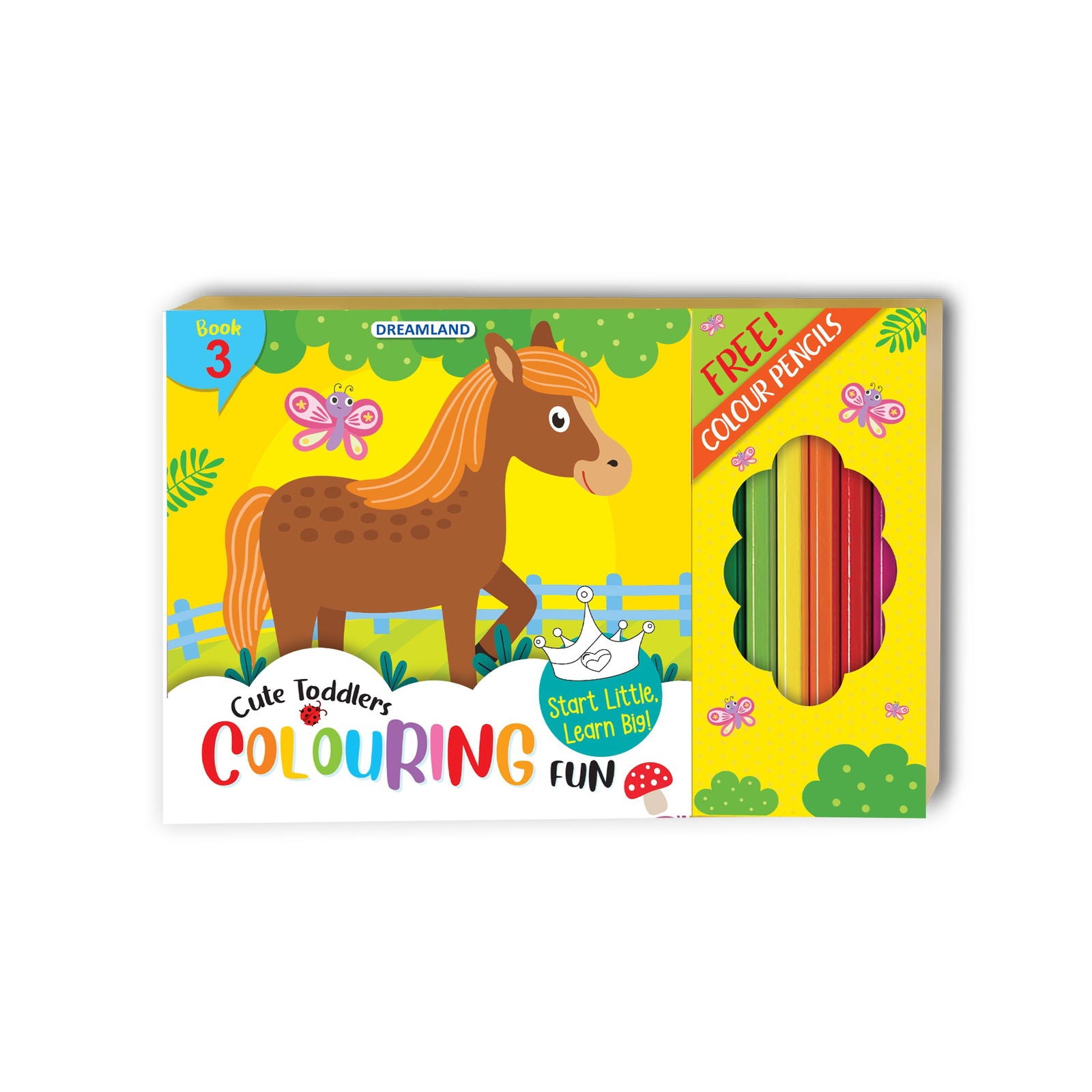 Cute Toddlers Colouring Fun Book - 3 - Tinycubs - 