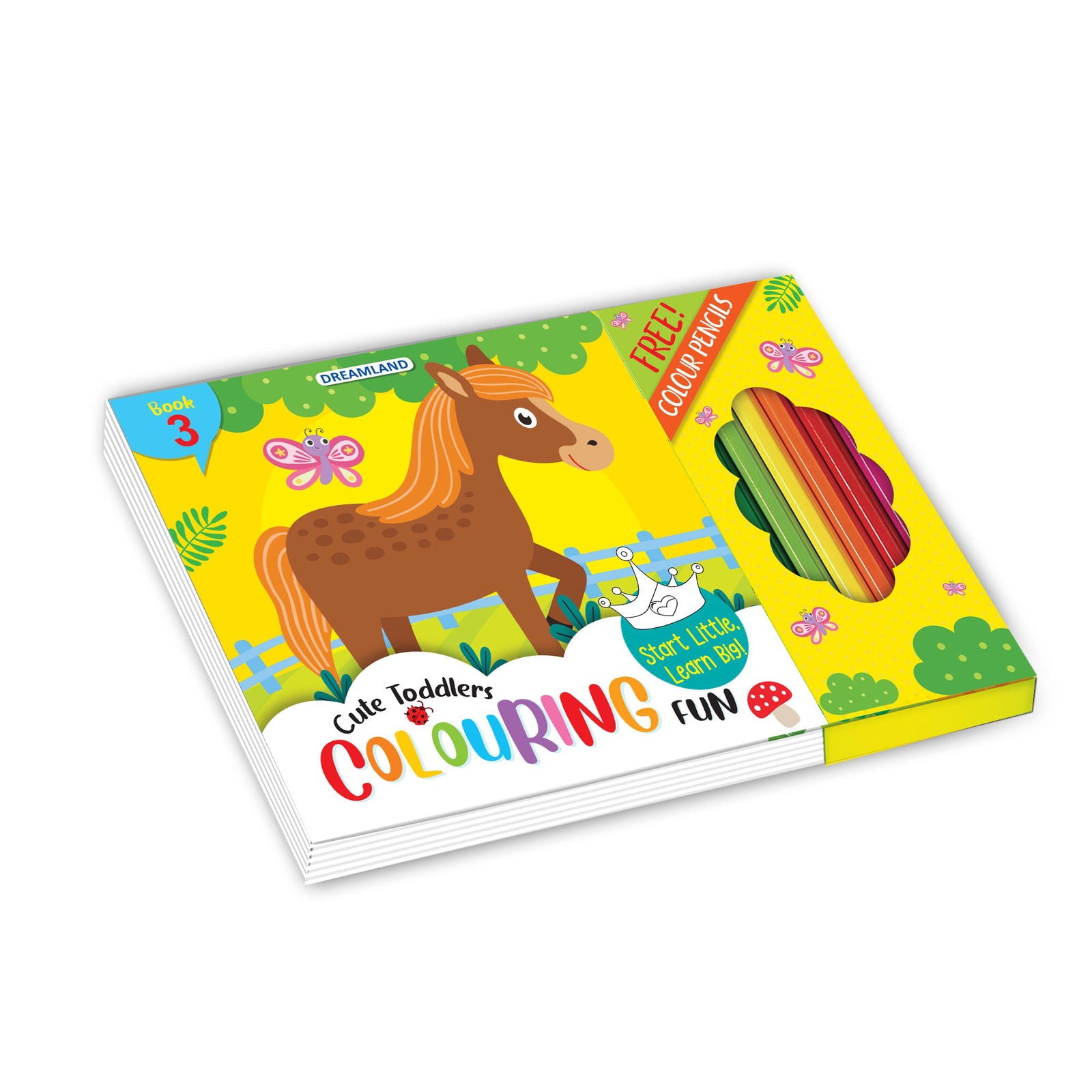 Cute Toddlers Colouring Fun Book - 3 - Tinycubs - 