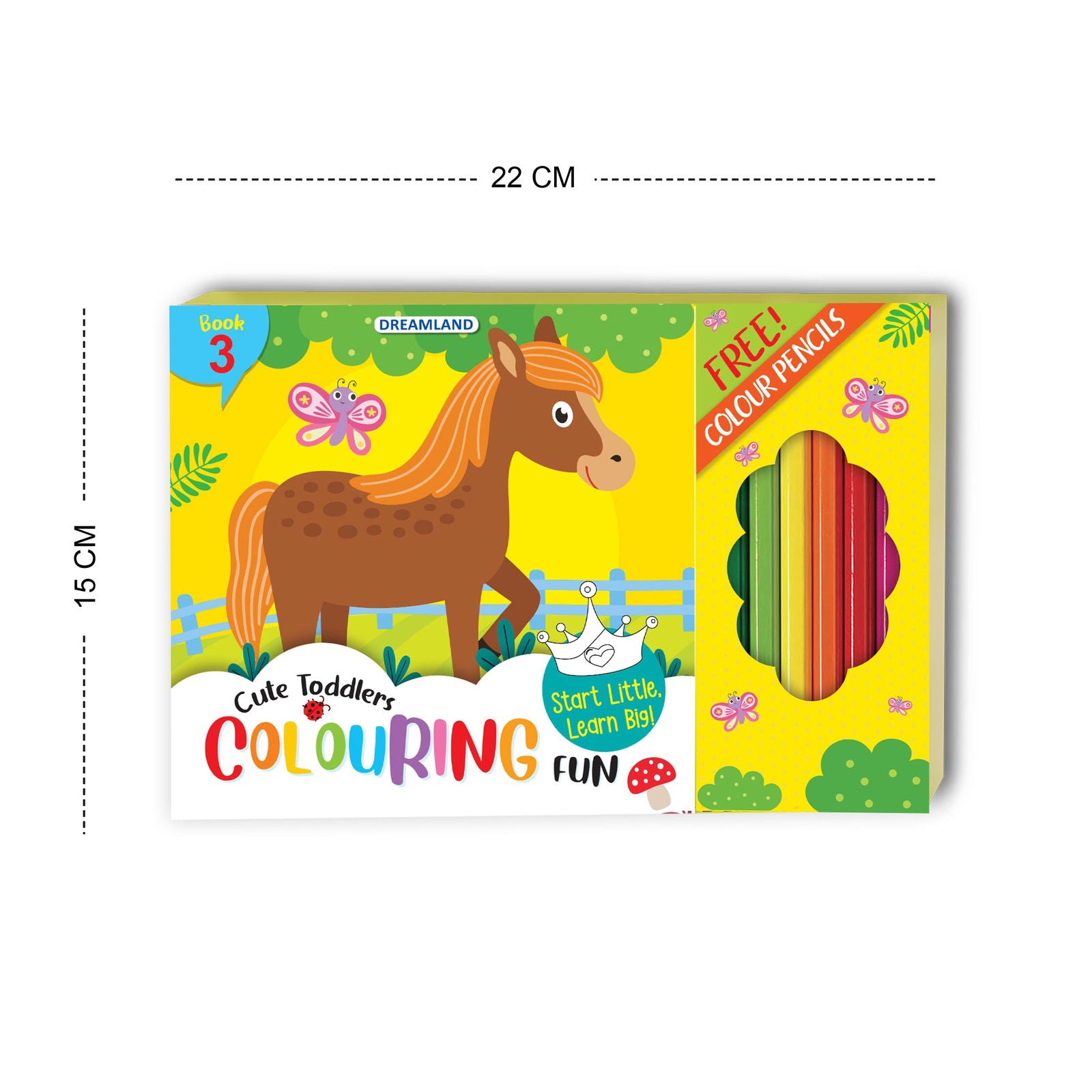Cute Toddlers Colouring Fun Book - 3 - Tinycubs - 